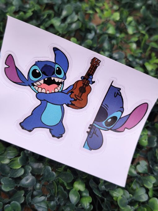 Sticker Vinilo - Stitch y Minnie/Mickey - Imagen 2