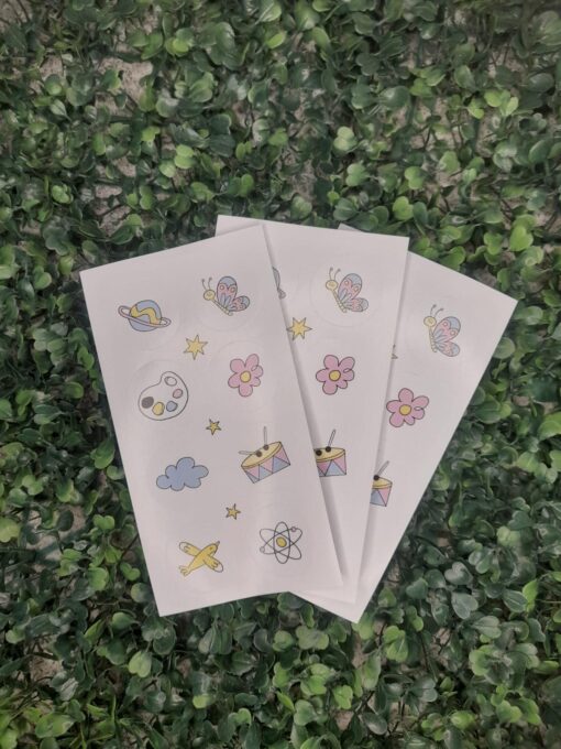 Planchita de Stickers - Imagina