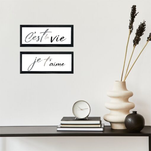 Cuadro Black and White 10*30 - VIE