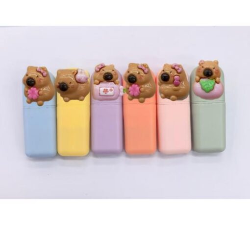 Estuche x6 Resaltadores - Capybara