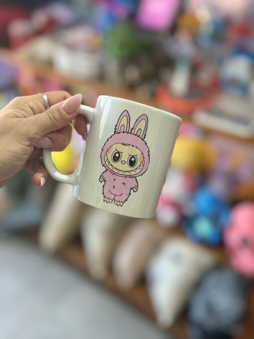 Taza Recta Ceramica Labubu