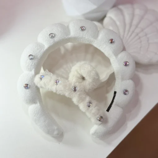 kit Vincha Strass con Broche - Mely - Imagen 3