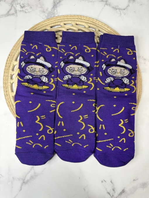 Medias 3/4  - Labubu (Violeta)