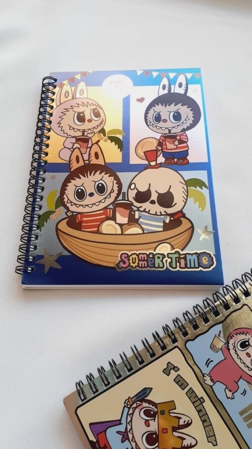 Cuaderno Metalizado - Labubu