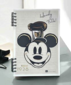 Libreta Perpetua Blanco/Negro - Mickey Frinds