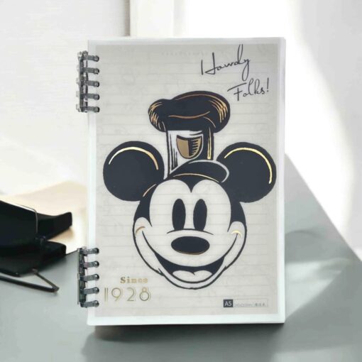 Libreta Perpetua Blanco/Negro - Mickey Frinds