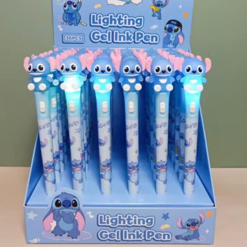 Lapicera Stitch Con Luz x2 - Imagen 4