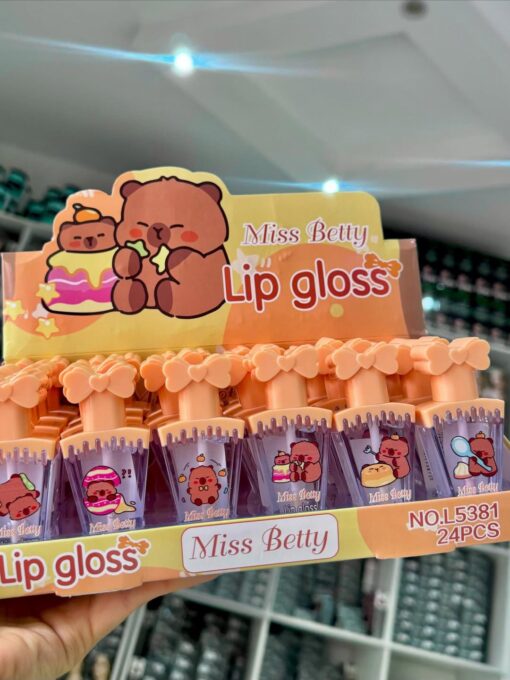Labial LipGloss Paleta Capybara - Miss Betty - Imagen 4