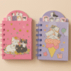 Cuadernos de gatos en tonos vibrantes