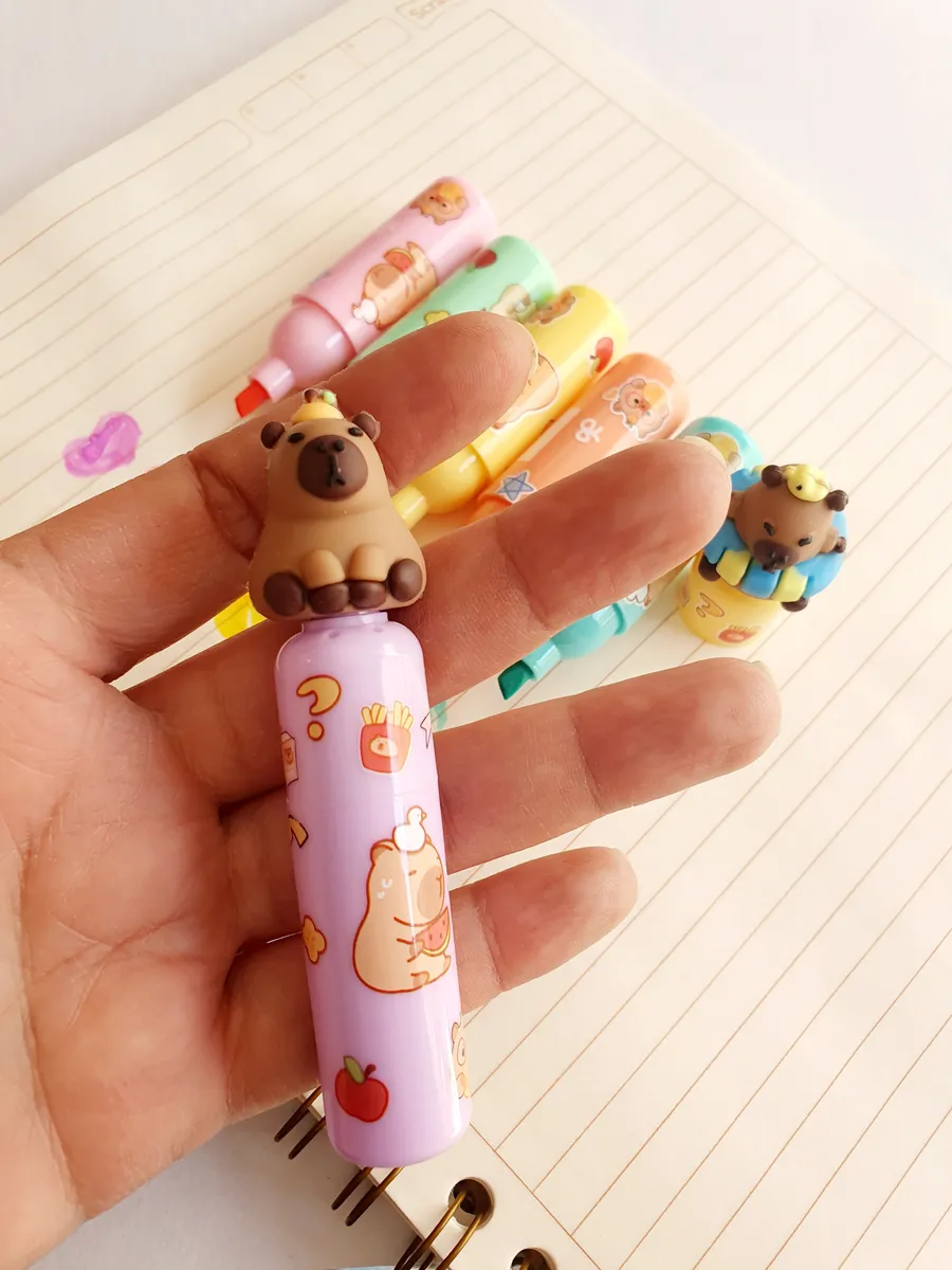 Mini Resaltadores Capybara - Imagen 2