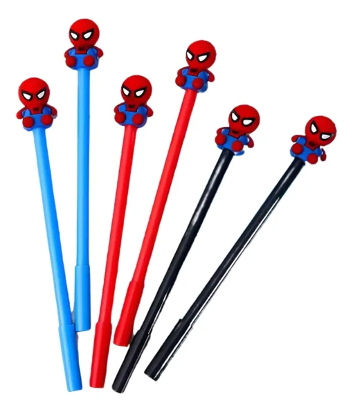 Lapicera - Hombre Araña x6 - Imagen 2