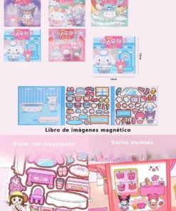 D NQ NP 2X 725102 MLM77446406705 072024 F libro sanrio magnetico stickers magneticos crear escenas