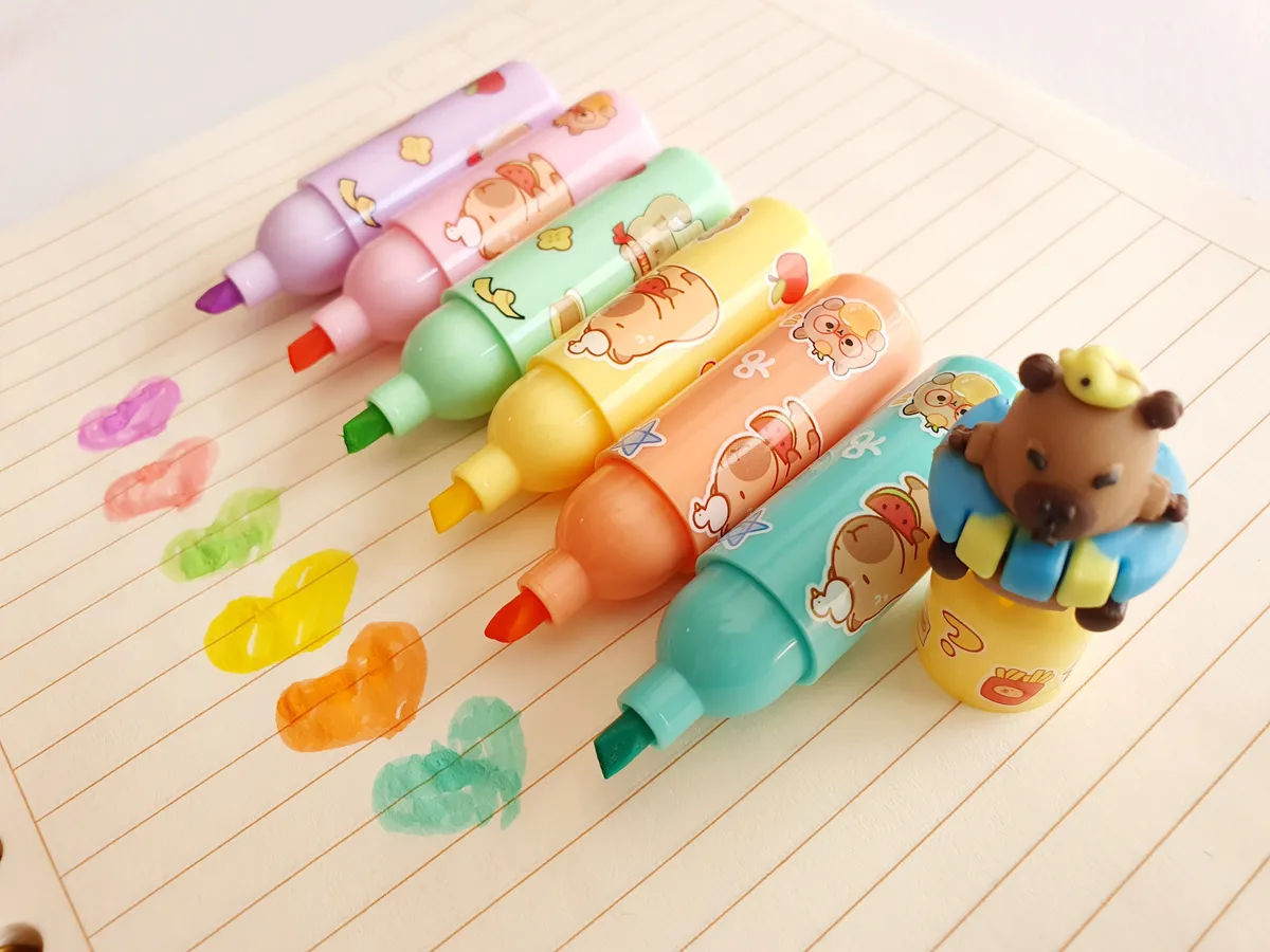 Mini Resaltadores Capybara