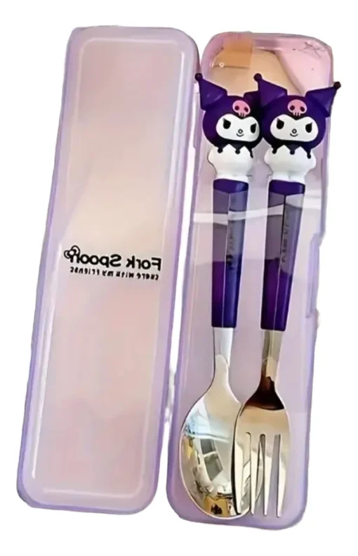 Cubiertos Kuromi - Imagen 2