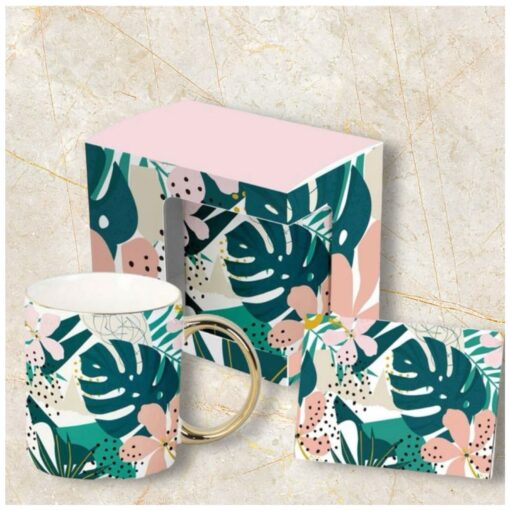Taza Ceramica Chic con Packaging + Tarjeta