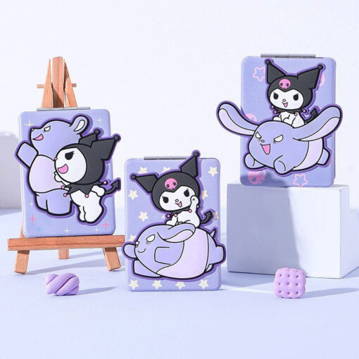 Mini Espejo para Maquillaje Rectangular Kuromi