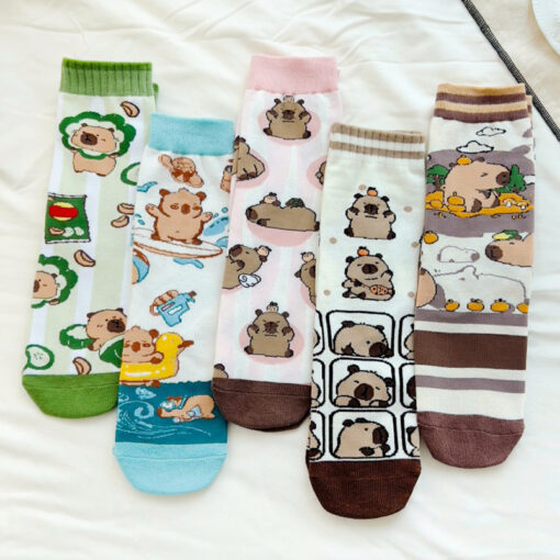 Medias Soquete - Capybara Enjoy