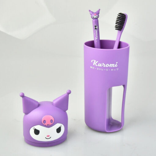 Set Cepillo de Dientes + porta Cepillo -  Kuromi