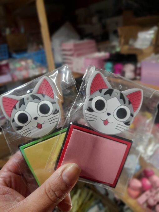 Mini Notas Adhesivas con iman - Gatito