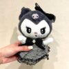 Peluche Kuromi con moño Black