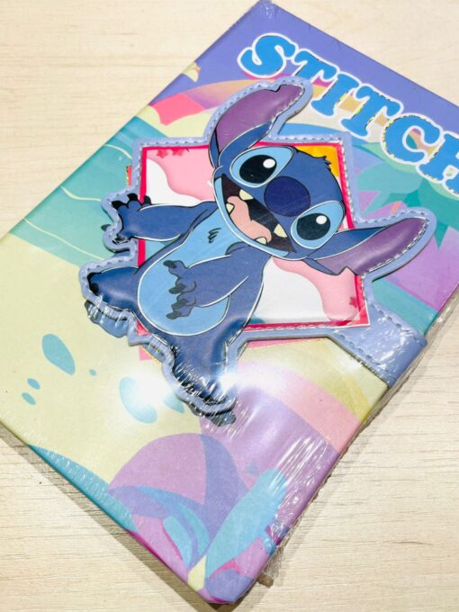 Libreta con broche Iman - Stitch