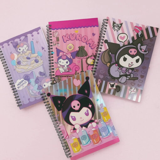 Cuaderno Metalizado - Kuromi