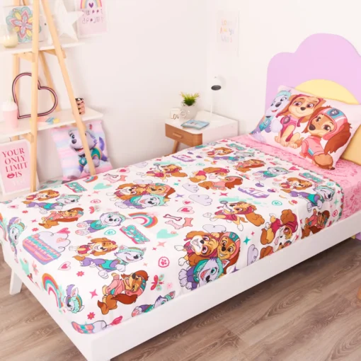 Juego de Sabana Soft Paw Patrol - Piñata (Rosa) - Imagen 3
