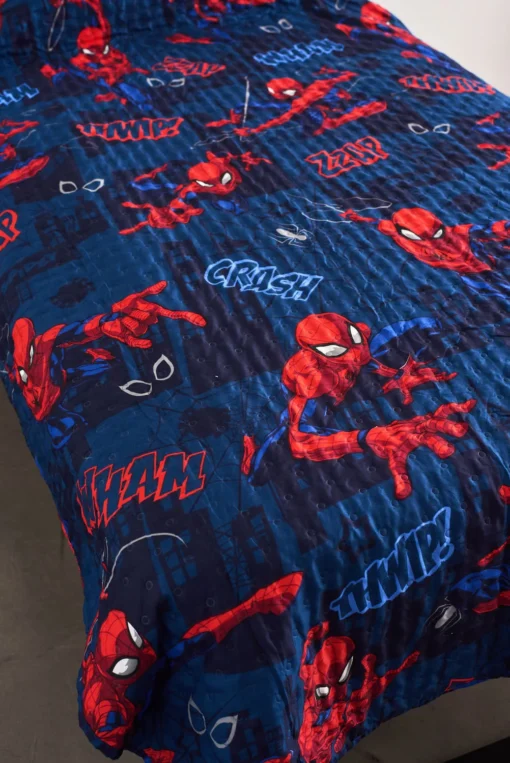 Cubrecama 1  Plaza y 1/2 - Spiderman - Imagen 4