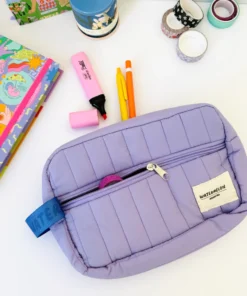 Necessaire Con Cierre Lila