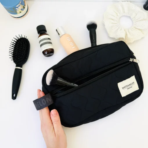 Necessaire Con Cierre Negro