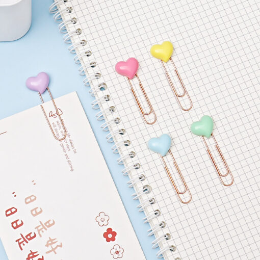 Clip del Papel Corazones