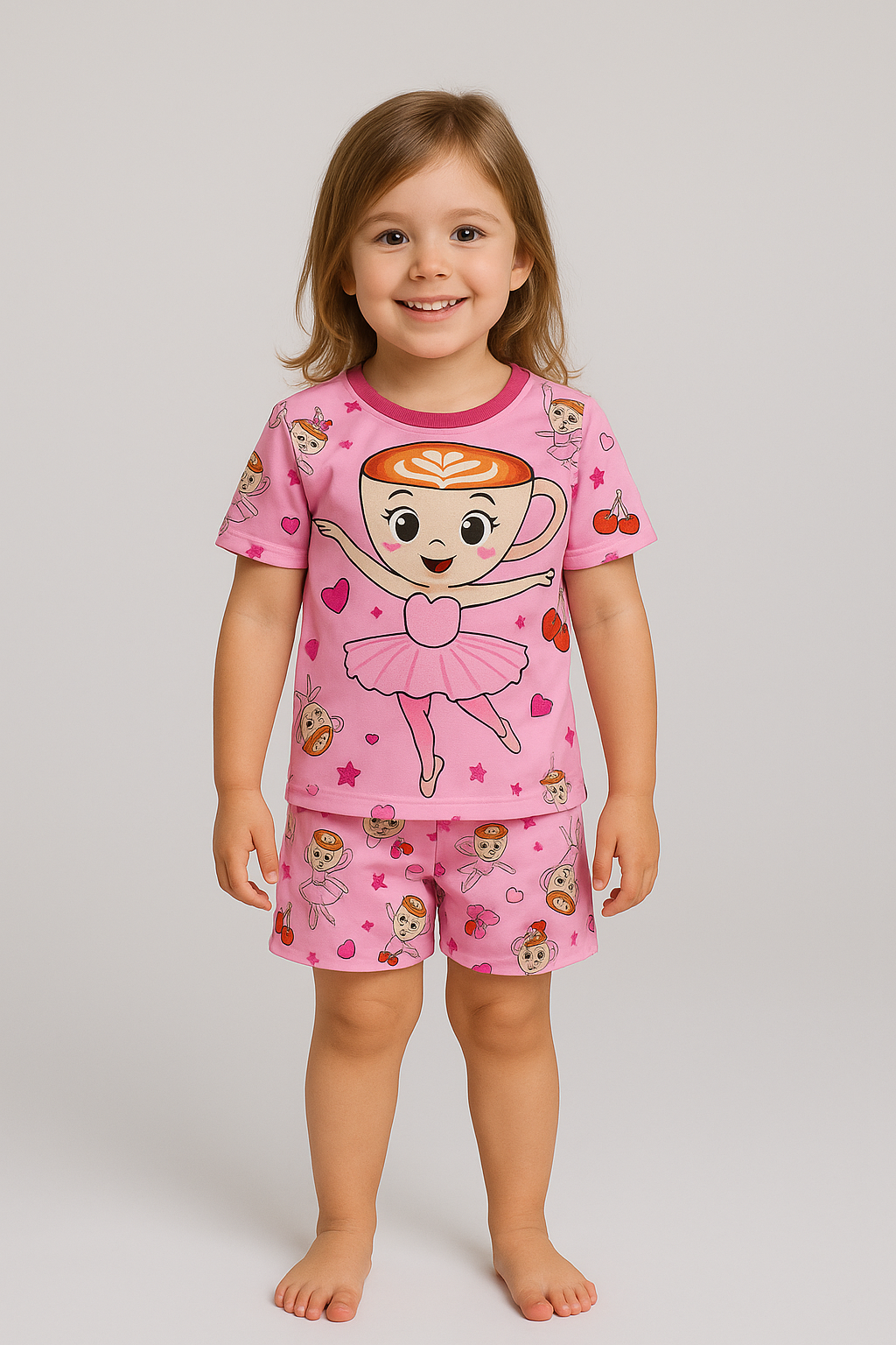 Pijama VERANO KIDS - Balerina Capuccina 1 Pijama VERANO KIDS - Balerina Capuccina