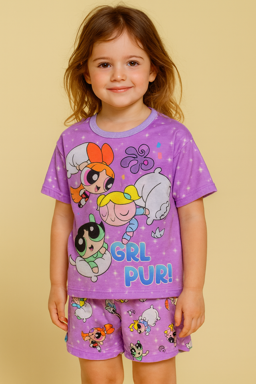 Pijama VERANO KIDS - Superpoderosas 1 Pijama VERANO KIDS - Superpoderosas
