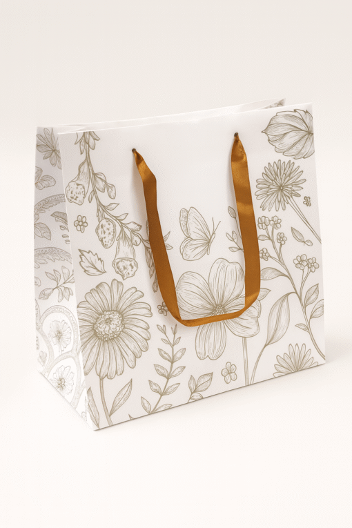 Bolsa Chica con Cinta Dorada