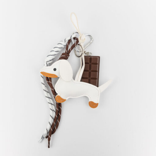 LLavero Charm Perrito Salchicha + Chocolate - Imagen 2