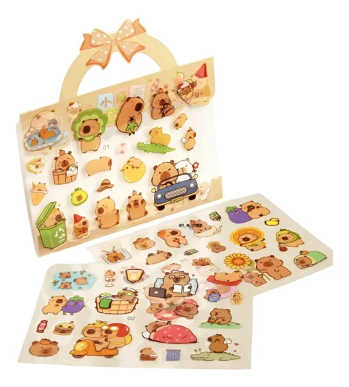 Stickers Capybara Cartera - Imagen 2