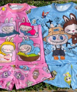 Pijama VERANO KIDS - Labubu Rosa