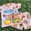 Pijama VERANO KIDS - Capybara Beige