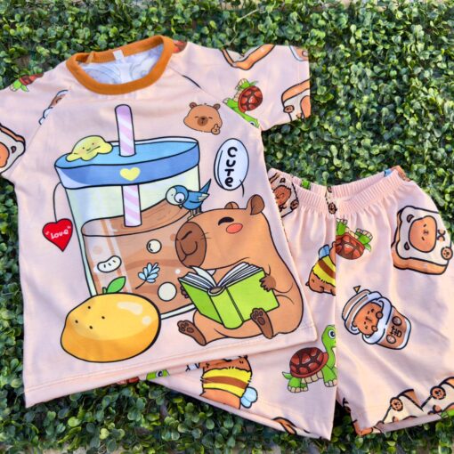 Pijama VERANO KIDS - Capybara Beige