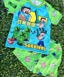 Pijama VERANO KIDS - Minecraft