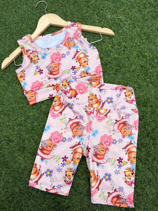 Conjunto Top + Biker - Capybara