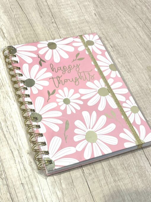Cuaderno T.D con Elástico - Flores - Imagen 4