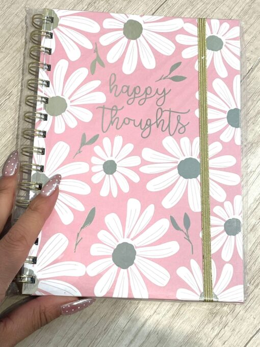 Cuaderno T.D con Elástico - Flores - Imagen 2