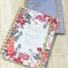 Cuaderno T.D con Elástico - Flores