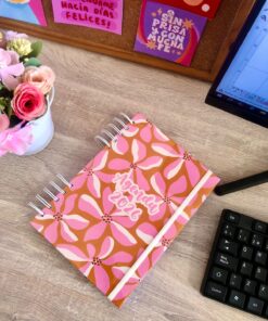 Agenda Flores Naranjas - 2 DIAS POR PAGINA