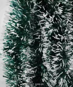 Boa de Navidad Pino con Blanco