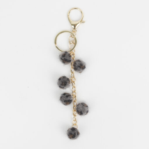 LLavero Charm Pelotitas Animal Print - Imagen 3