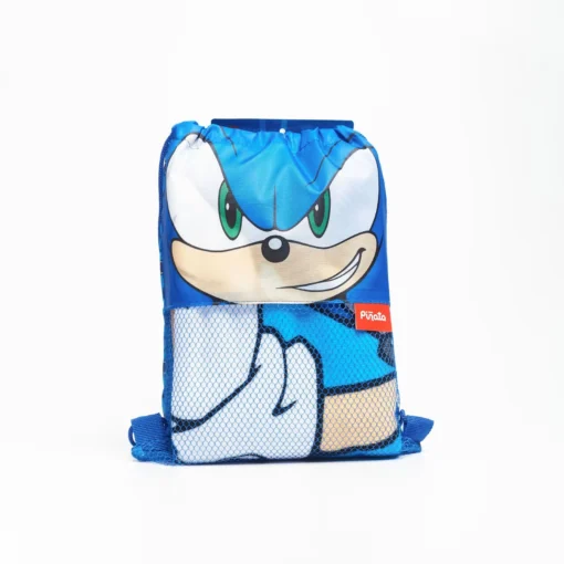 Toallon con Bolso Sonic - Piñata - Imagen 3