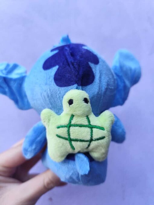 Llavero Peluche - Angel y Stitch con accesorios - Imagen 4