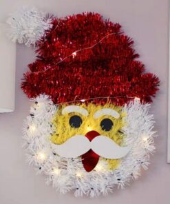 Adorno Navideño Cara de Papa Noel